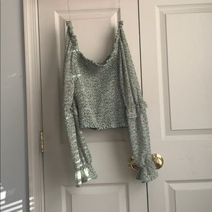 Off the shoulder shirt